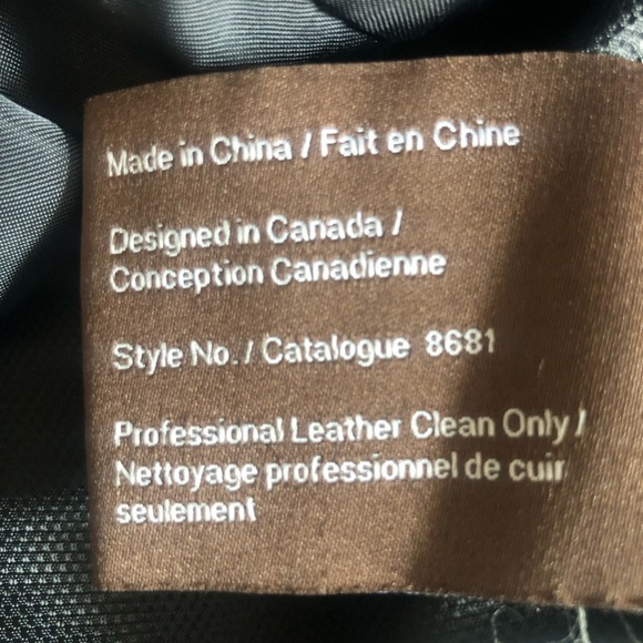 Danier Men's Black Leather Jacket Small - Picture 11 of 12